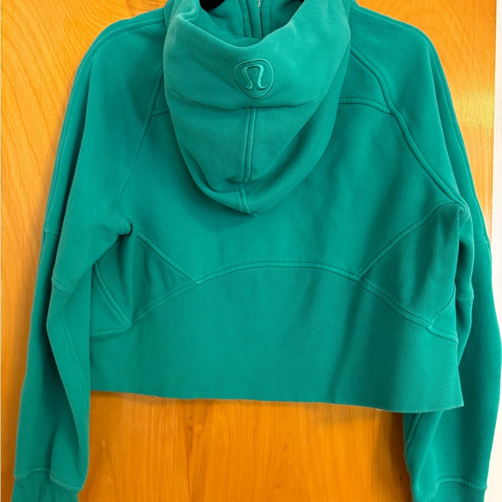 Lululemon Scuba Oversized Half Zip Hoodie Size XS/S Kelly Green - Picture 2 of 3